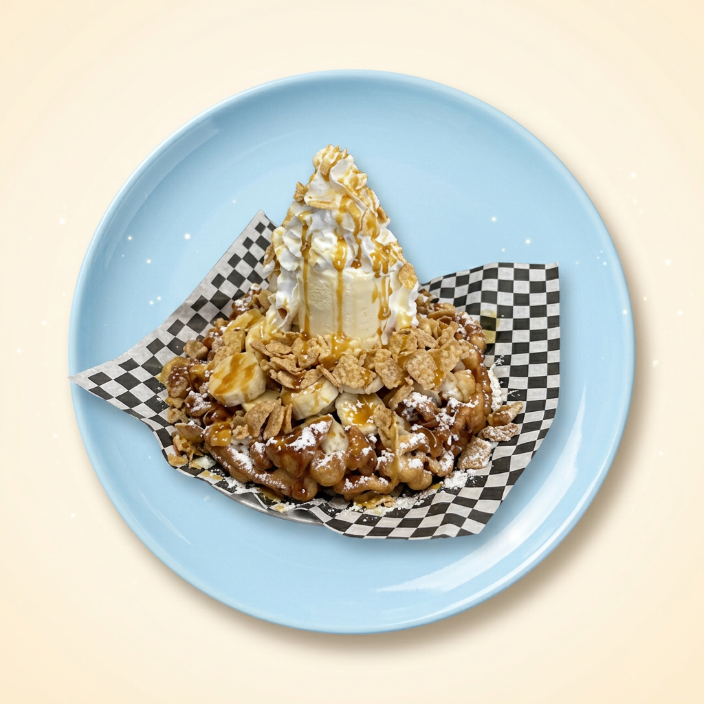 Cinnamon Toast Crunch funnel cake