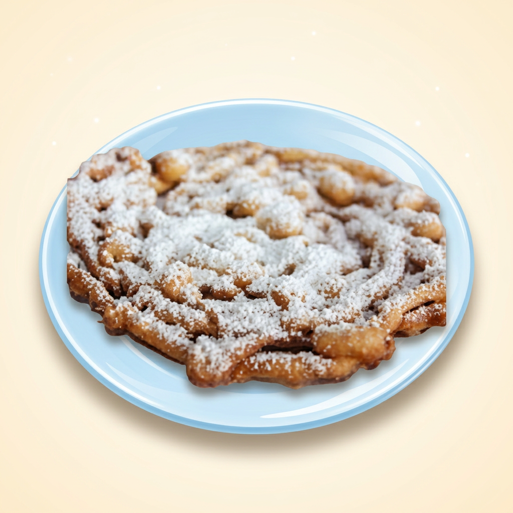 Powdered Sugar funnel cake