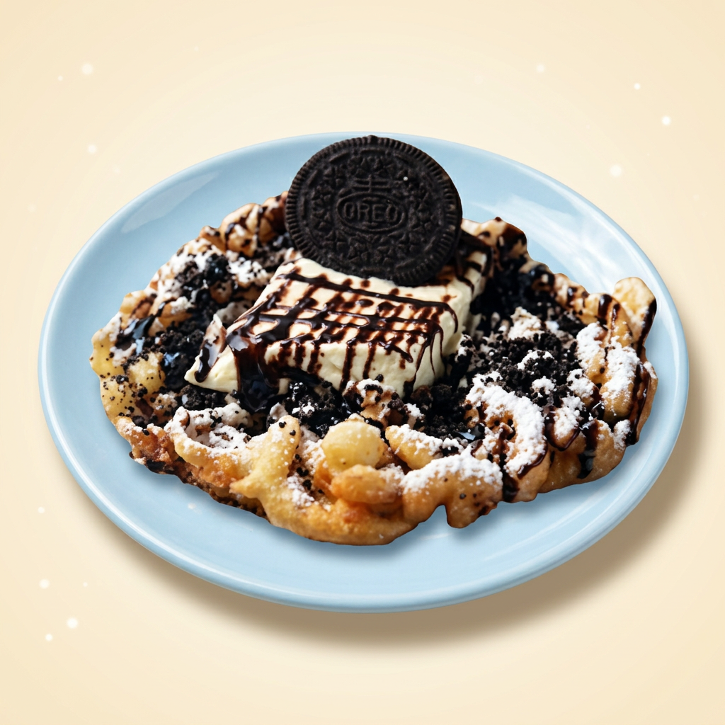 Cookies & Cream funnel cake