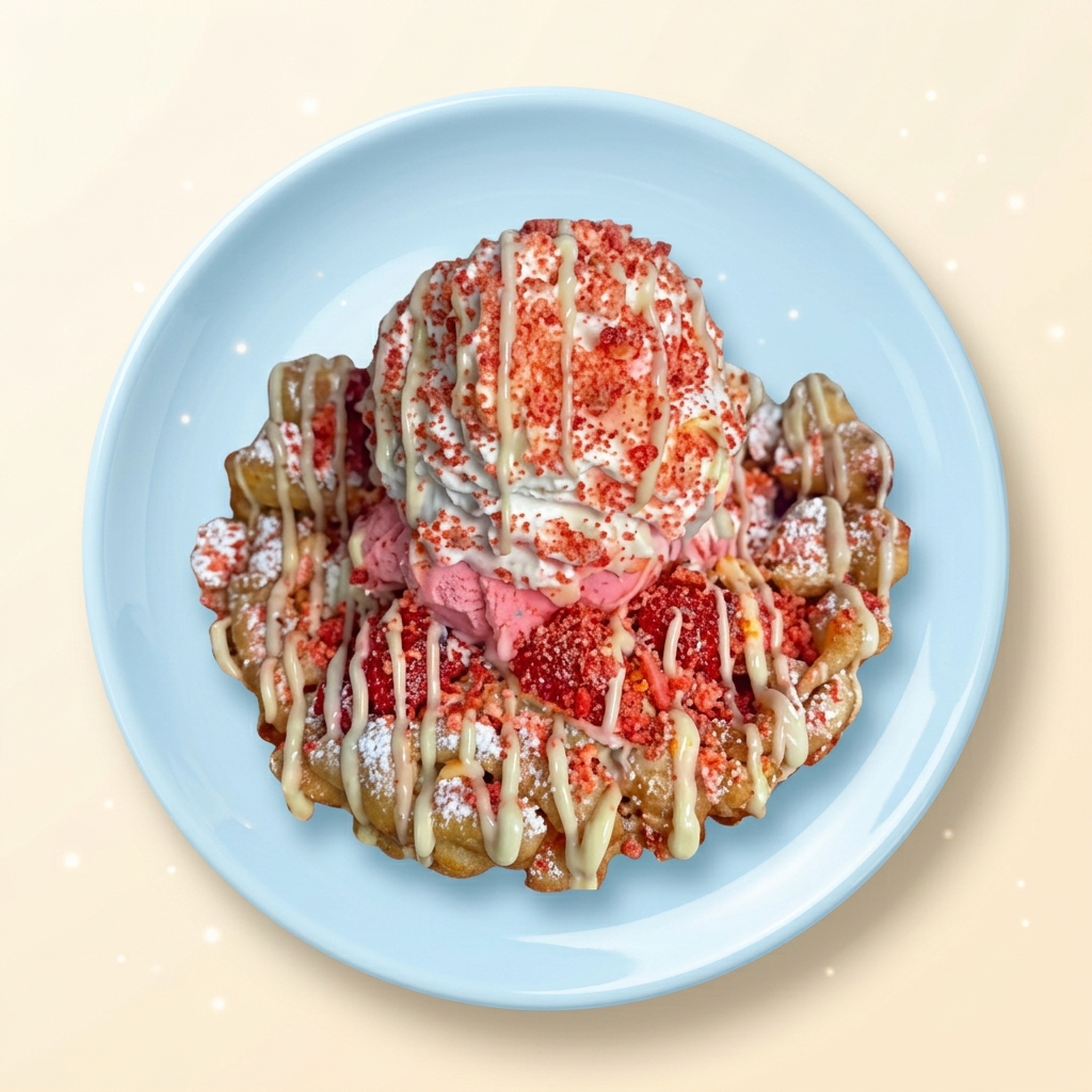 Strawberry Shortcake funnel cake